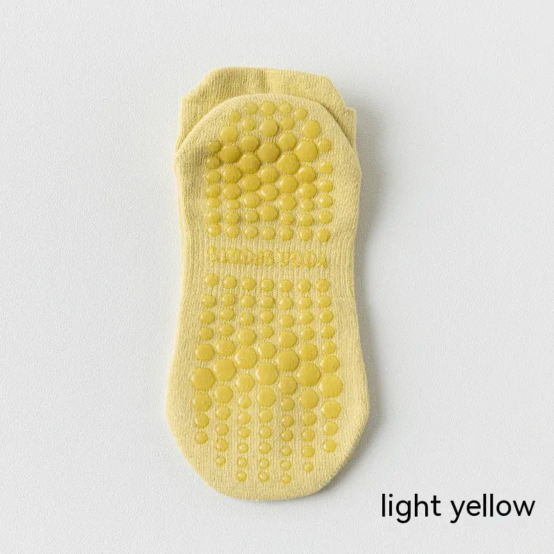 Non-slip Silicone Cotton Pilates Fitness Socks