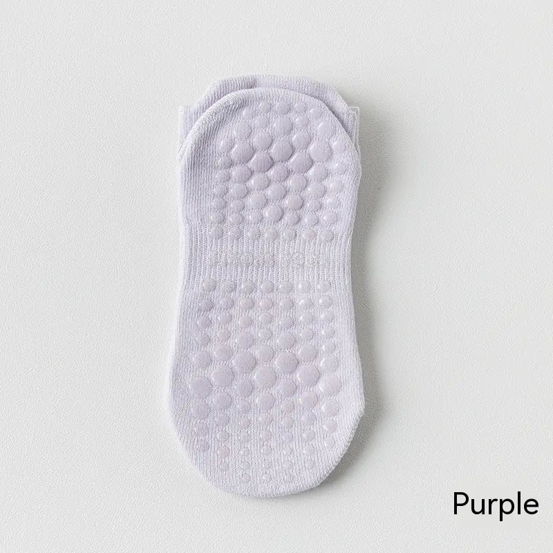 Non-slip Silicone Cotton Pilates Fitness Socks