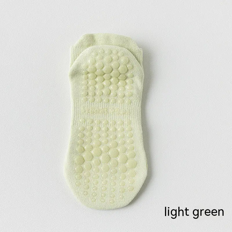 Non-slip Silicone Cotton Pilates Fitness Socks